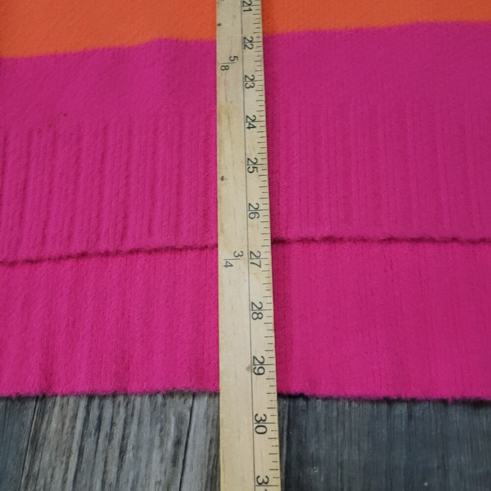 Free People Peaches Stripe Orange Pink Tunic Sweater XS (Has A Spot) - Picture 7 of 16
